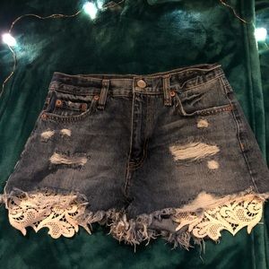 jean shorts